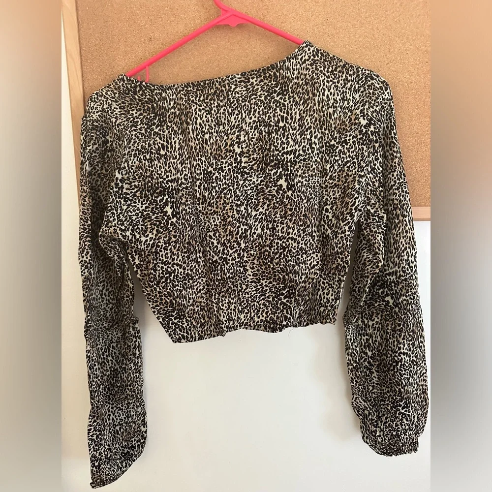 UO Animal Print Long Sleeve